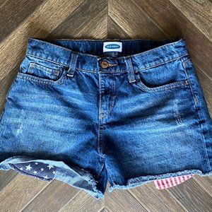Old Navy Jean Shorts Stars & Stripes